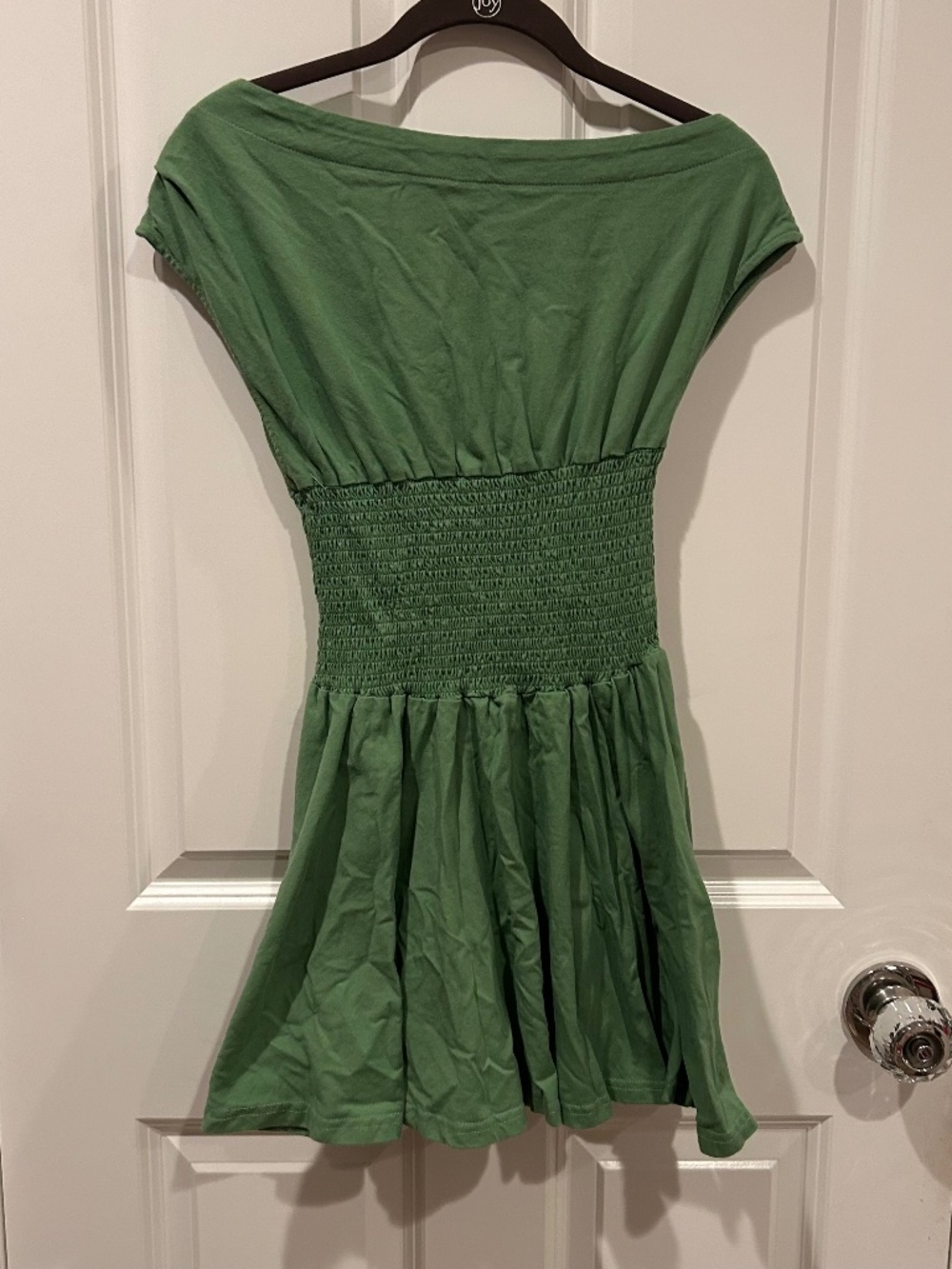 Altar'd State Green Shoulder Mini Dress XS